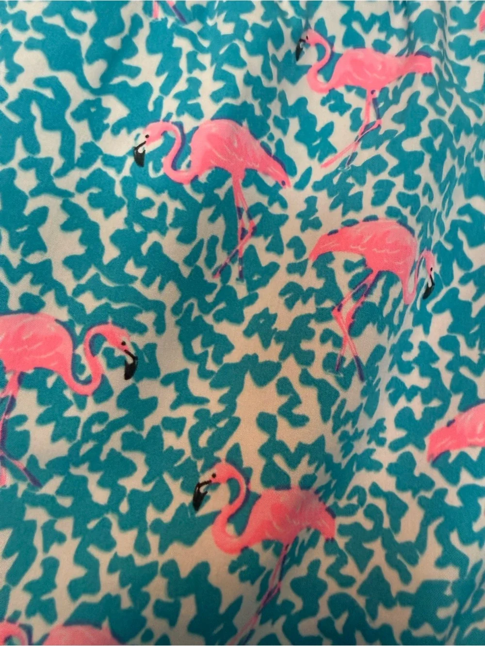 🦩 Chubbies Flamingo Swim Trunks Bundle | Youth Large (14/16) | Matching Pink Tee
